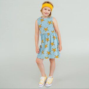CARLIJNQ Starfish tanktop dress girls 80% Organic Cotton NWT